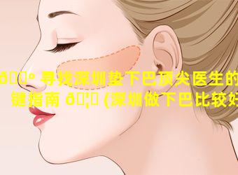 🐺 寻找深圳垫下巴顶尖医生的关键指南 🦉 (深圳做下巴比较好的医院)